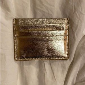 Gold card holder